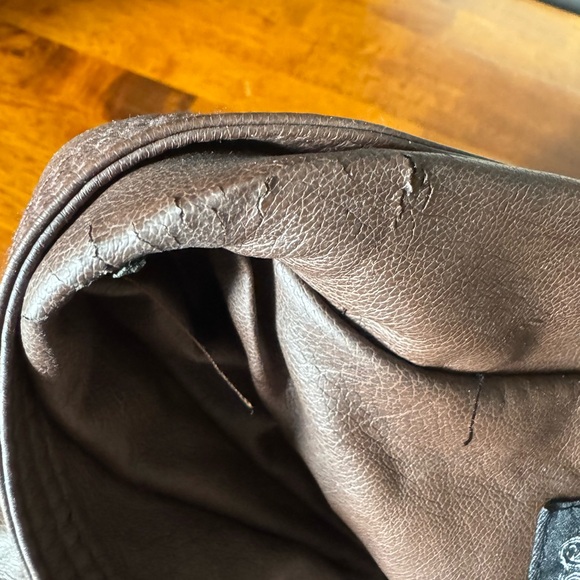 Brown Leather Jacket - Picture 4 of 5